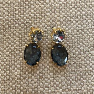 J Crew oval drop earrings